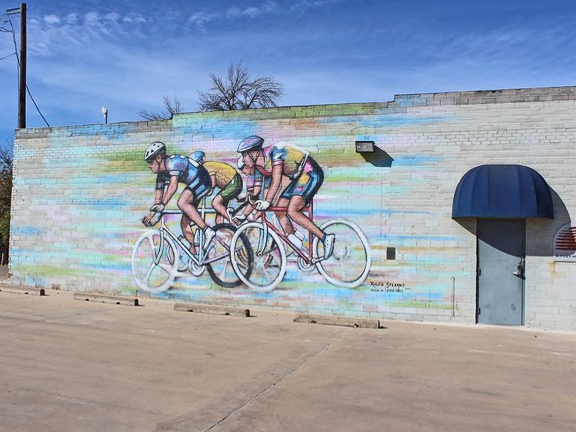 Cyclist Mural 3